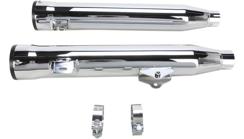 COBRA 3" RPT Mufflers - FXD '08-'17 - Chrome - 6056