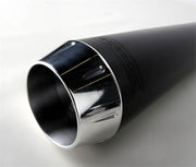 BASSANI XHAUST Road Rage 2:1 Exhaust - Black - Long - '86-'17 Softail 12121J - PartsOutlet.com.au