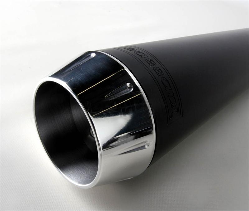 BASSANI XHAUST Road Rage 2:1 Exhaust - Black - Long - '86-'17 Softail 12121J - PartsOutlet.com.au