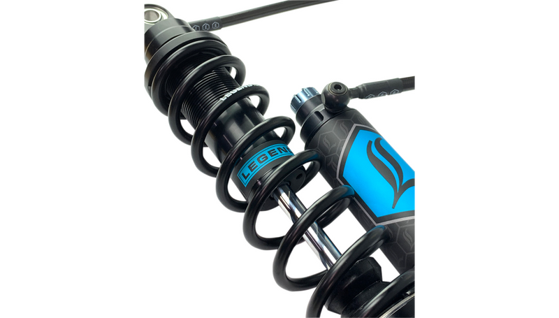 LEGEND SUSPENSION REVO ARC Remote Reservoir Shocks - Standard - Black - 14" - FL '99-'08 - 1310-1880