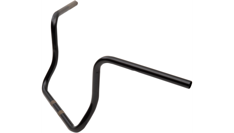 DRAG SPECIALTIES Handlebar - 1" Ape Hanger - 12" - Gloss Black - FL '08-'20 - 0601-5042