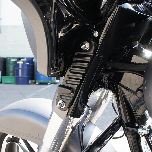 JOKER MACHINE Streamliner Turn Signals - Smooth - Black - '14-'20 FL - 05-211-1 - PartsOutlet.com.au