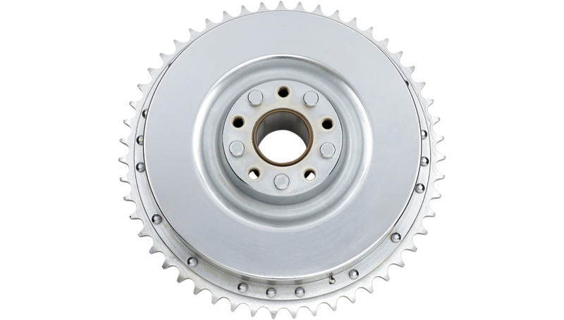 DRAG SPECIALTIES Brake Drum with Sprocket - 67-72 06-0128-BX-LB2 - PartsOutlet.com.au