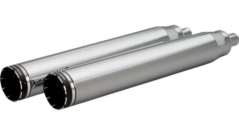 KHROME WERKS 4-1/2" War Hammer Mufflers - NO saddlebags - Chrome - Indian Touring '14-'22 - 202230
