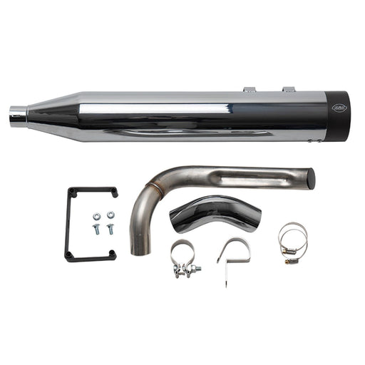 S&S CYCLE SHADOW PIPE for 1995–2008 TOURING MODELS with S&S SIDEWINDER® 2-1–Chrome - 550-0828 - PartsOutlet.com.au