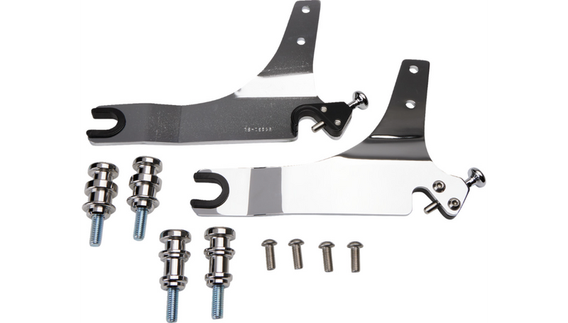 COBRA Backrest Kit - 14" - Chrome - '18-'24 FLSB - 602-2011