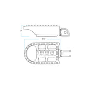 BILTWELL Mushman Step Footpegs - Polished - Softail '18+ - 7002-302-03 - PartsOutlet.com.au