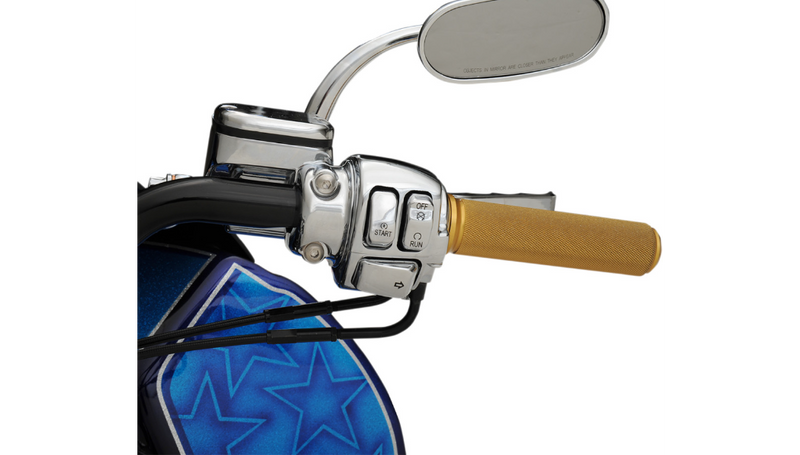 DRAG SPECIALTIES Switch Kit - Harley-Davidson 1996-2013 - Chrome H18-0335C - PartsOutlet.com.au
