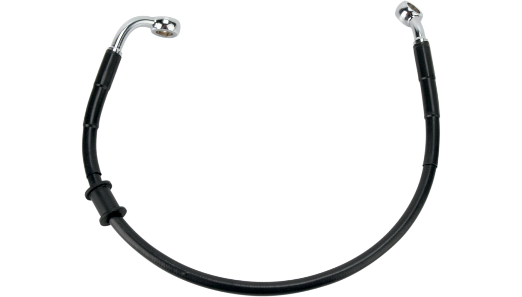 DRAG SPECIALTIES Brake Line - FXD '08-'15 - Black - 17-7/8" 660111-BLK