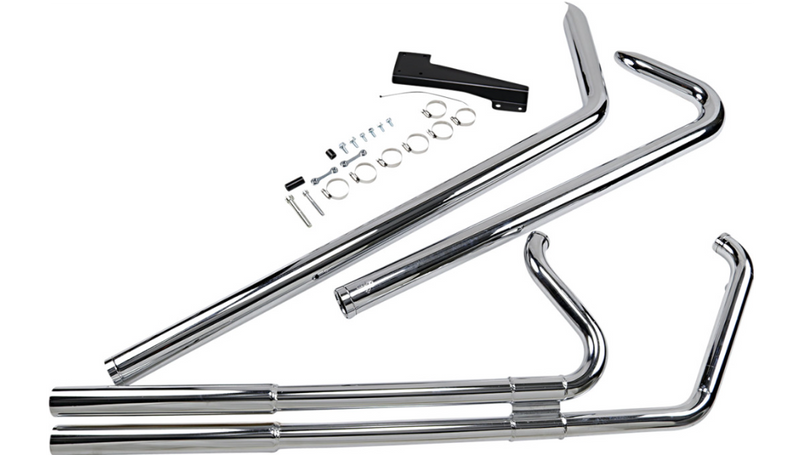 VANCE & HINES Big Shots Exhaust - Chrome - Long - '86-'11 Softail - 17923 - PartsOutlet.com.au