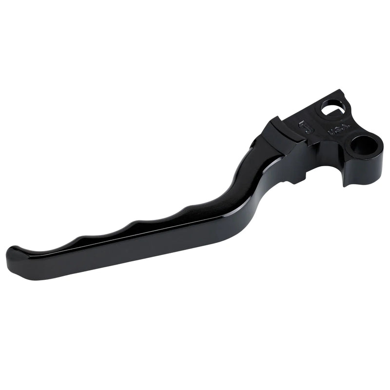JOKER MACHINE Clutch Lever - Grooved - Black - Harley-Davidson 1982-2017 - 03-31BLK - PartsOutlet.com.au