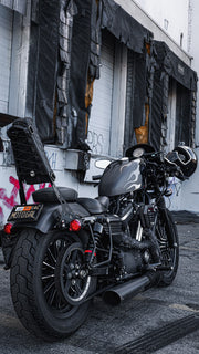 BURLY BRAND Slammer Plus Shocks - Black - '80-'23 FLH B28-1204B - PartsOutlet.com.au