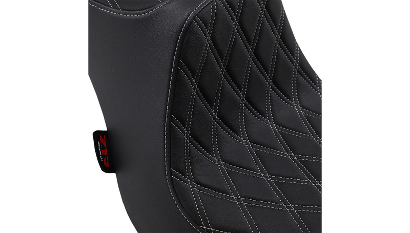 Z1R Predator III Seat - Diamond - Silver Stitching - Bolt - Yamaha XV '13-'20 - 0810-2070 - PartsOutlet.com.au