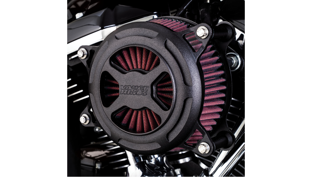 VANCE & HINES VO2 X Air Intake - Black Wrinkle - Harley-Davidson 1999-2015 - 42361