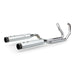 S&S CYCLE EL DORADO EXHAUST SYSTEM for 2009–2016 TOURING MODELS–Chrome with Black Tracer End Cap 550-0678B - PartsOutlet.com.au