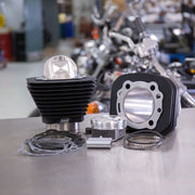 S&S CYCLE 1250cc Conversion Kit for 1986-2021 HD® Sportster® Models High Compression - Wrinkle Black Finish 910-0692 - PartsOutlet.com.au