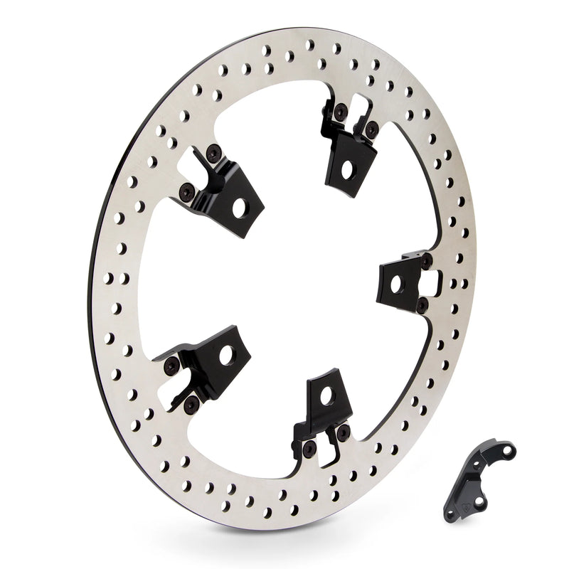 ARLEN NESS 14" BIG BRAKE ROTORS, 2014+ FLT SPOKE MOUNT - LEFT - 02-962