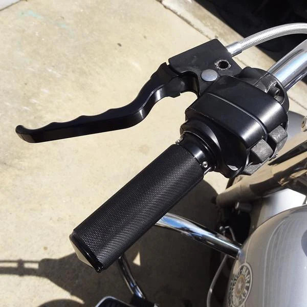 JOKER MACHINE Clutch Lever - Grooved - Black - Harley-Davidson 1982-2017 - 03-31BLK - PartsOutlet.com.au