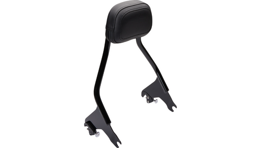 COBRA Detachable Backrest - Black - Short - '97-'08 FLH/FLT 602-2212B - PartsOutlet.com.au