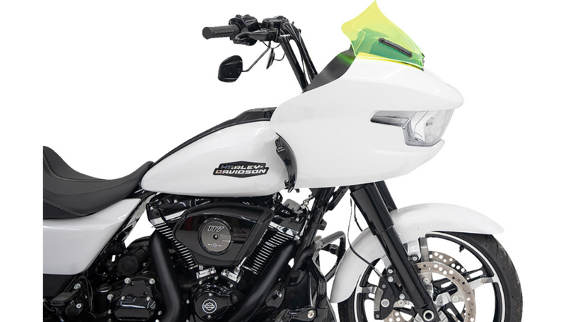 KLOCK WERKS Kolor Flare* Windshield - 10" - Green Ice - FLTR 2024+ - KWW-01-0713