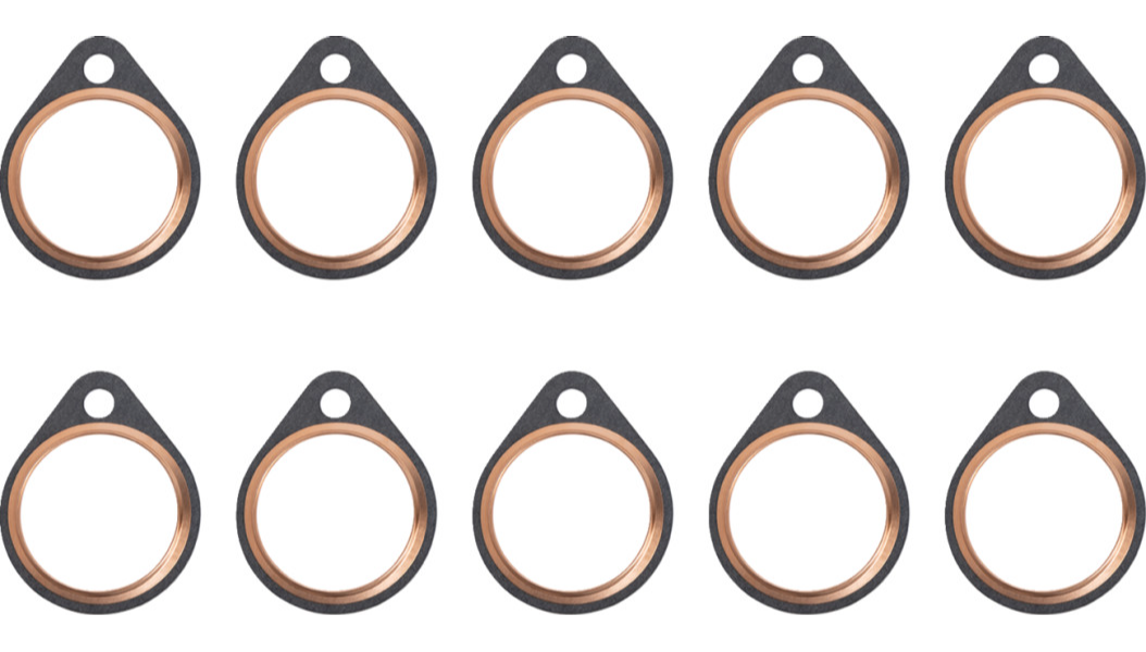 JAMES GASKET Fire-Ring Exhaust Port Gasket - 10 Pack - Harley-Davidson '66-'84 - JGI-65834-68-X