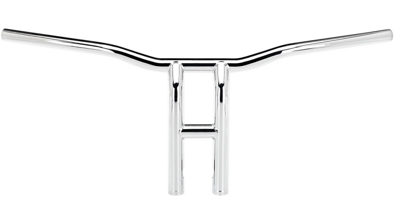 BILTWELL Handlebar - Tyson XL - Pullback - 12" - Chrome - SLOTTED - 6262-1053