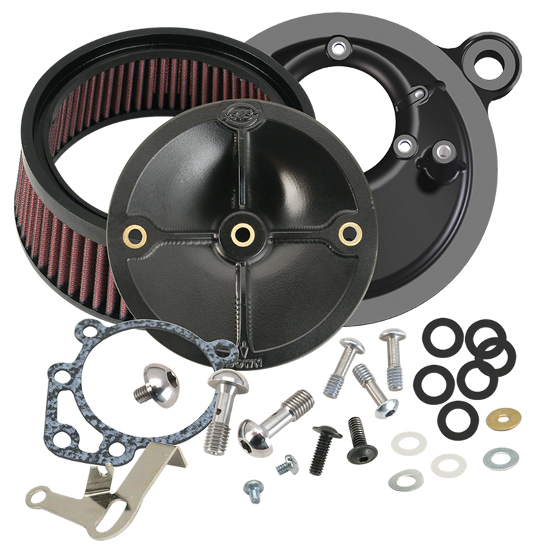 S&S CYCLE Stealth Air Cleaner Kit Without Cover for 1999-2006 HD® Big Twins With S&S® Super E/G Carburetor or S&S® 52mm Throttle Body - 170-0058 - PartsOutlet.com.au