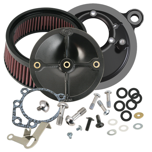 S&S CYCLE Stealth Air Cleaner Kit Without Cover for 1999-2006 HD® Big Twins With S&S® Super E/G Carburetor or S&S® 52mm Throttle Body - 170-0058 - PartsOutlet.com.au