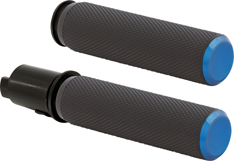 ARLEN NESS Grips - Knurled - TBW - Blue - 24-later FLHX / FLTRX - 500-053 - PartsOutlet.com.au