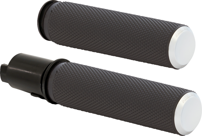 ARLEN NESS Grips - Knurled - TBW - Chrome - 24-later FLHX / FLTRX - 500-051 - PartsOutlet.com.au