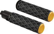 ARLEN NESS Grips - Diamond - TBW - Gold - 24-later FLHX / FLTRX - 500-060 - PartsOutlet.com.au