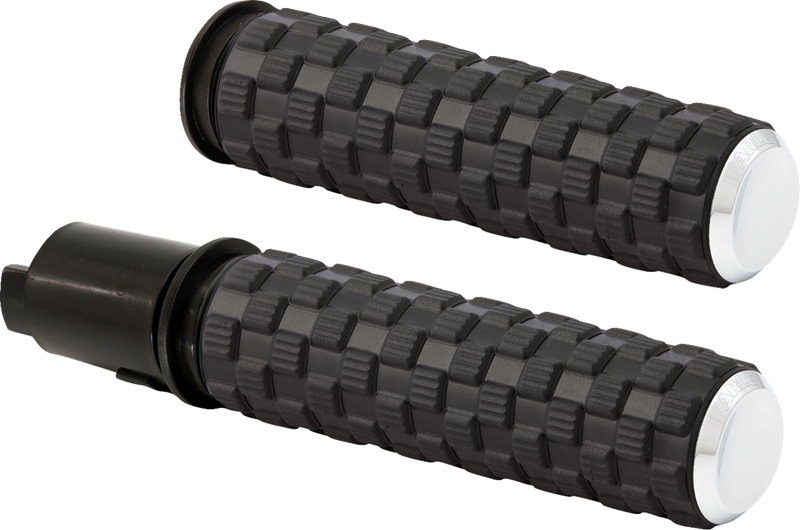 ARLEN NESS Grips - Air Trax - TBW - Chrome - 24-later FLHX / FLTRX - 500-067 - PartsOutlet.com.au