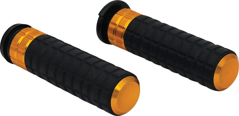 ARLEN NESS Grips - SpeedLiner - Cable - Gold - Harley-Davidson '80-'22 - 500-018 - PartsOutlet.com.au