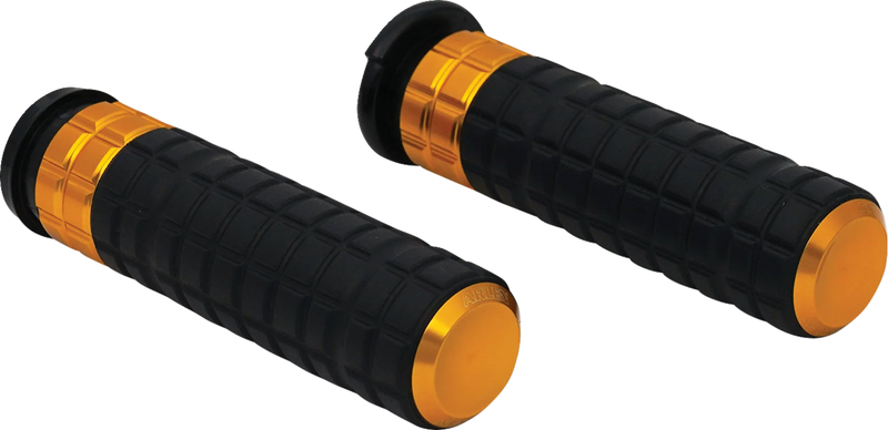 ARLEN NESS Grips - SpeedLiner - TBW - Gold - Harley-Davidson '08-'24 - 500-020 - PartsOutlet.com.au
