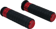 ARLEN NESS Grips - SpeedLiner - TBW - Red - Harley-Davidson '08-'24 - 500-021 - PartsOutlet.com.au