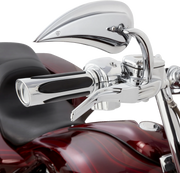 ARLEN NESS Grips - Comfort - Deep Cut - TBW - Chrome - 24-later FLHX / FLTRX - 500-070 - PartsOutlet.com.au
