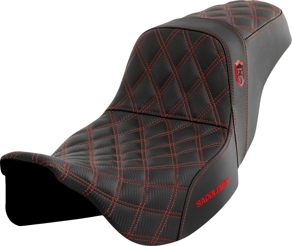 SADDLEMEN Pro Series SDC Performance Seat - without Backrest - Red ...