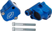 S&S CYCLE Breather Head Kit - Billet Anodized Blue - M8 900-1186 - PartsOutlet.com.au