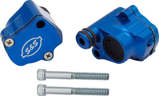 S&S CYCLE Breather Head Kit - Billet Anodized Blue - M8 900-1186 - PartsOutlet.com.au