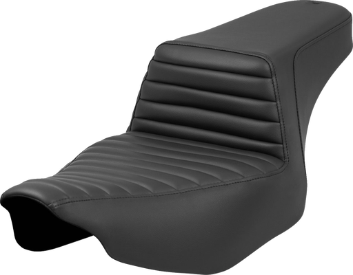 SADDLEMEN Step-Up Seat - Tuck-n'-Roll - Black - Road Glide/Street Glide '23-'24 - 823-07-171 - PartsOutlet.com.au