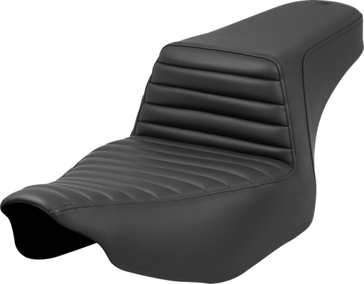 SADDLEMEN Step-Up Seat - Tuck-n'-Roll - Black - Extended Reach - Street Glide/Road Glide '23-'24 - 823-07E-171 - PartsOutlet.com.au