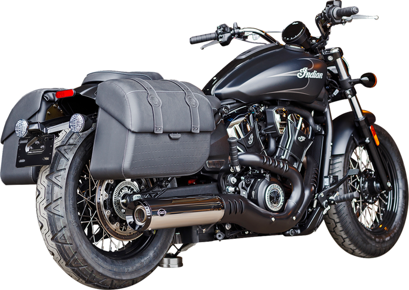 S&S CYCLE Grand National Slip-On Muffler - 2025 Indian Scout Models - Chrome - 550-1122 - PartsOutlet.com.au