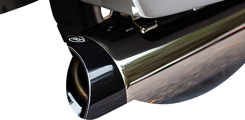 S&S CYCLE MK45 Slip-On Mufflers - Lava Chrome - 50-State 550-1113 - PartsOutlet.com.au