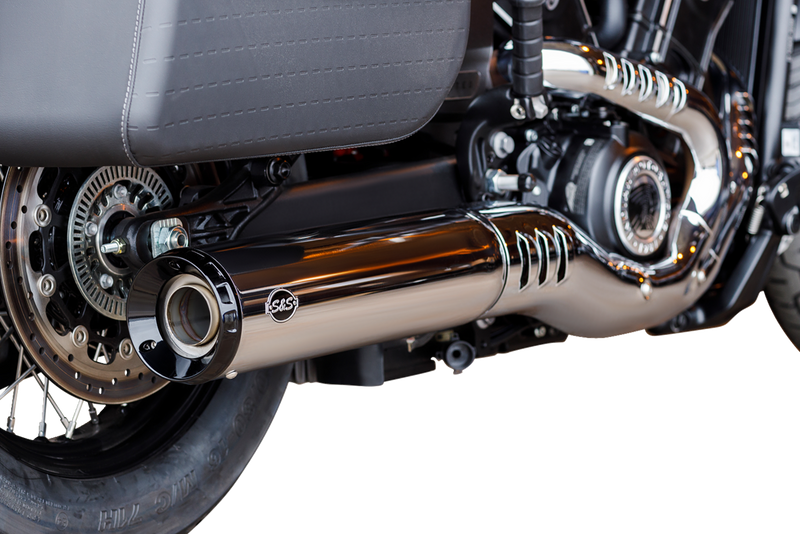 S&S CYCLE Grand National Slip-On Muffler - 2025 Indian Scout Models - Chrome - 550-1122 - PartsOutlet.com.au