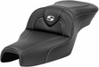 SADDLEMEN Roadsofa Seat - Carbon Fiber - Sportster XL '04-'22 - 4.5 Gal Tanks - 807-03-185 - PartsOutlet.com.au