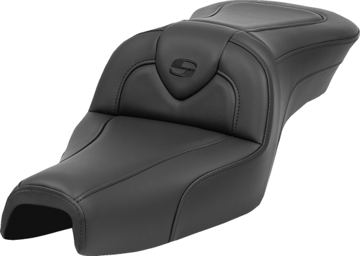 SADDLEMEN Roadsofa Seat - Black - Sportster XL '04-'22 - 4.5 Gal Tanks -807-03-187 - PartsOutlet.com.au