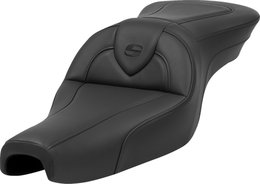 SADDLEMEN Roadsofa Seat - Black - Sportster XL '04-'22 - 3.3 Gal Tanks - 807-11-187 - PartsOutlet.com.au