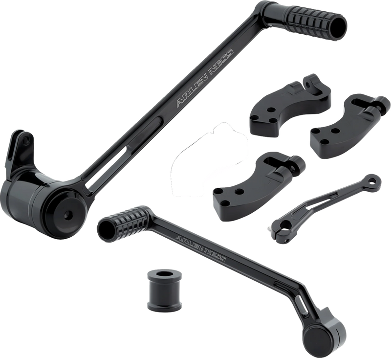 ARLEN NESS +3" Extended Foot Control Kit, Black - Harley-Davidson Touring FL '00+ - 410-036