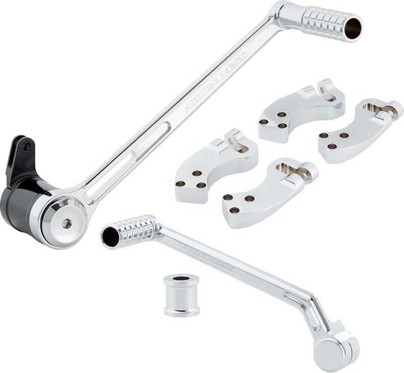 ARLEN NESS +3" Extended Foot Control Kit, Chrome - Harley-Davidson '00-'07 - 410-037