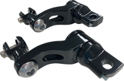 DRAG SPECIALTIES Passenger Peg Mount - Adjustable - Black 63190B - PartsOutlet.com.au
